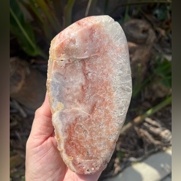 Pink Amethyst Quartz Crystal Slab - Picture 6 of 11